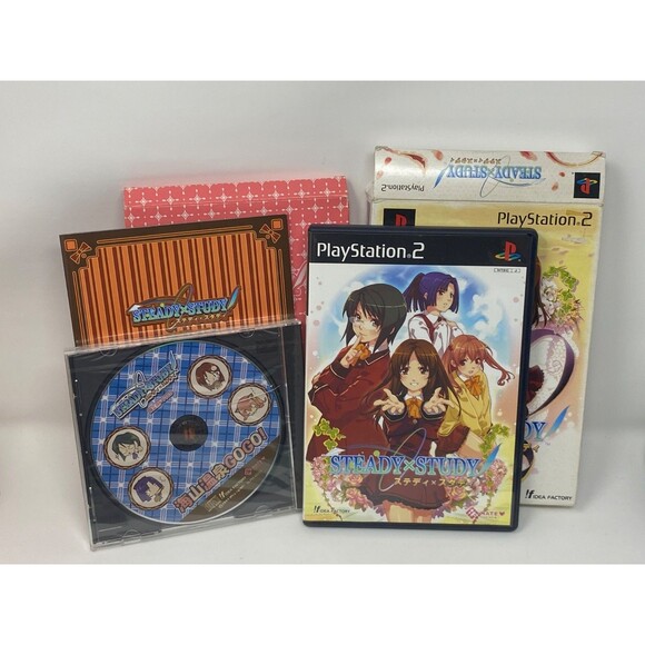 Steady X Study PS2 Playstation 2 JP Japan Import Limited Edition, Complete - Picture 5 of 10